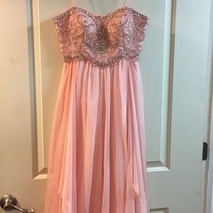 Blush Pink Prom Dress Size 5/6